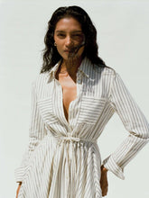 Catalina Shirtdress - Ocean Mist Stripe