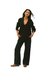 Laidback Gauze Pant - Black
