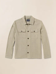 Movement™ Linen Shirt Jacket - Sage Cliff