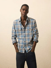 Legend™ Sweater Shirt - Overcast Ocean Plaid