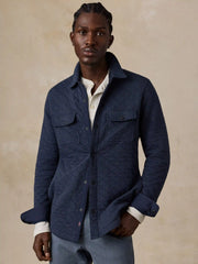 Epic Quilted Fleece CPO - Navy Melange