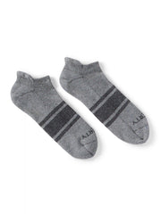 Surf Stripe Ankle Sock - Heather Grey