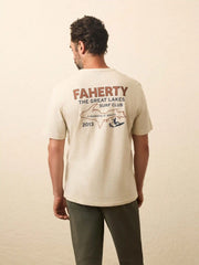 Sunwashed Regenerative Graphic Tee - Island Dune Heather