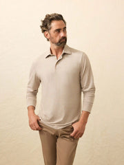 Long-Sleeve Movement™ Polo - Mountain Bark Feeder