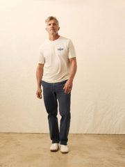 Nazare Sunwashed Tee - Island Dune Heather