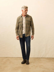 Legend™ Sweater Shirt - Woodland Olive Plaid