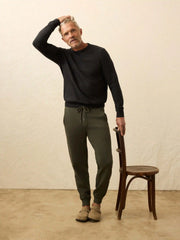 Jackson Crew Sweater - Wolf Black Heather
