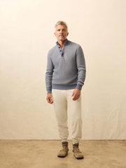Quarter Button Sweater - Port Huron