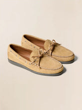 Quoddy X Faherty Men's Canoe Shoe - Khaki Suede