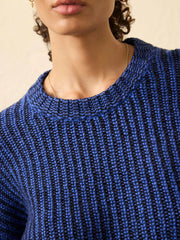 Heirloom Cotton Relaxed Crew - Snorkel Stripe