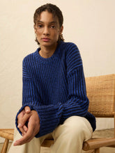 Heirloom Cotton Relaxed Crew - Snorkel Stripe