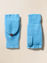 Alpaca Cozy Pop Top Mitten - Lake Blue