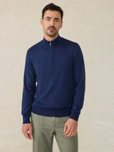 Movement™ Quarter Zip Sweater - Marine Navy Heather
