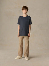 Big Kids Sunwashed Regenerative Pocket Tee - Dune Navy