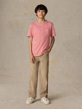 Big Kids Sunwashed Regenerative Pocket Tee - Faded Flag