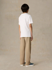 Big Kids Sunwashed Surf Striped Tee - White Surf Stripe