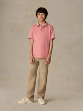 Big Kids Sunwashed T-Shirt Polo - Faded Flag