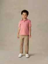 Little Kids Sunwashed T-Shirt Polo - Faded Flag
