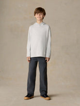 Big Kids Sunwashed Organic Hoodie - Light Grey Heather