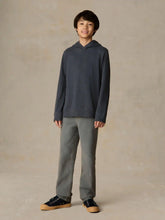 Big Kids Sunwashed Organic Hoodie - Blue Nights