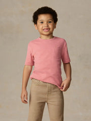 Little Kids Sunwashed Regenerative Pocket Tee - Faded Flag