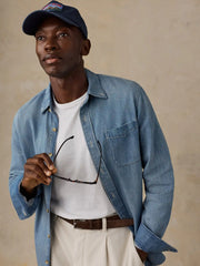 Original Organic Denim Shirt - Sea Isle Wash