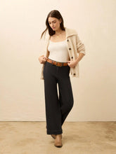 Stretch Terry Sailor Trouser - Onyx Black