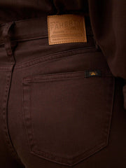 Saturday Denim Wide Leg - Chocolate Brown