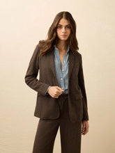 Inlet Houndstooth Blazer - Woodland Herringbone
