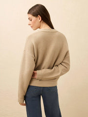 Jackson V-Neck Popover - Oatmeal Heather