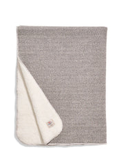 Whitewater High Pile Fleece Blanket - Latte