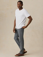 Stretch Terry 5-Pocket Pant - Slate