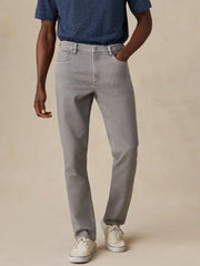 Stretch Terry 5-Pocket Athletic Fit Pant - Steel Grey