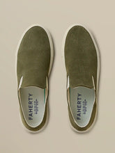 Faherty X Opie Way Slip On Sneaker - Olive