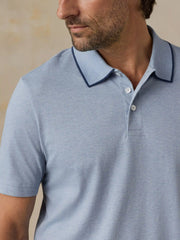 Short-Sleeve Movement™ Pique Polo - Inland Creek Melange