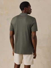 Short-Sleeve Movement™ Pique Polo - Tropics Olive Melange