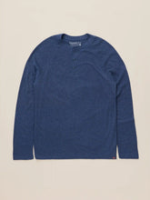 Long-Sleeve Cloud Henley - Baltic Navy Heather