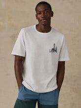 Faherty x Parks Project Great Lakes Short-Sleeve Sunwashed Regenerative Tee - White