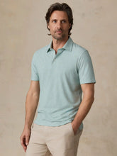 Short-Sleeve Movement™ Polo - Ivory Spring Stripe
