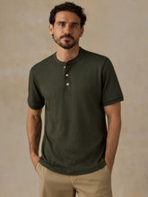 Short-Sleeve Sunwashed Regenerative Henley - Forest Grove