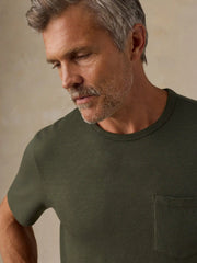 Sunwashed Regenerative Pocket Tee - Forest Grove