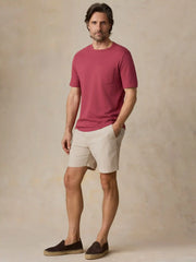 Sunwashed Regenerative Pocket Tee - Gulf Red