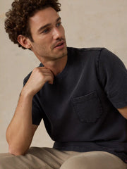 Short-Sleeve Recycled Cotton Tee - Ridge Black