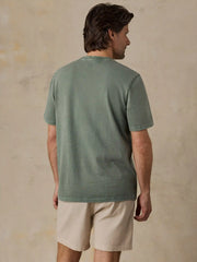 Short-Sleeve Recycled Cotton Tee - Terrain Olive