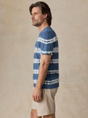 Sunwashed Regenerative Tee - Blue Ravine Tie Dye