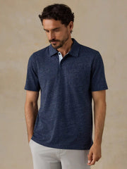 Short-Sleeve Breeze Polo - Midnight Skies Heather