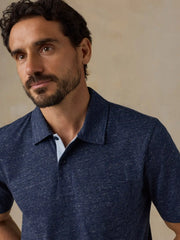 Short-Sleeve Breeze Polo - Midnight Skies Heather