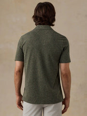 Short-Sleeve Breeze Polo - Olive Cliff Heather