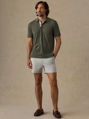 Short-Sleeve Breeze Polo - Olive Cliff Heather