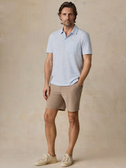 Short-Sleeve Breeze Polo - Blue Wake Stripe